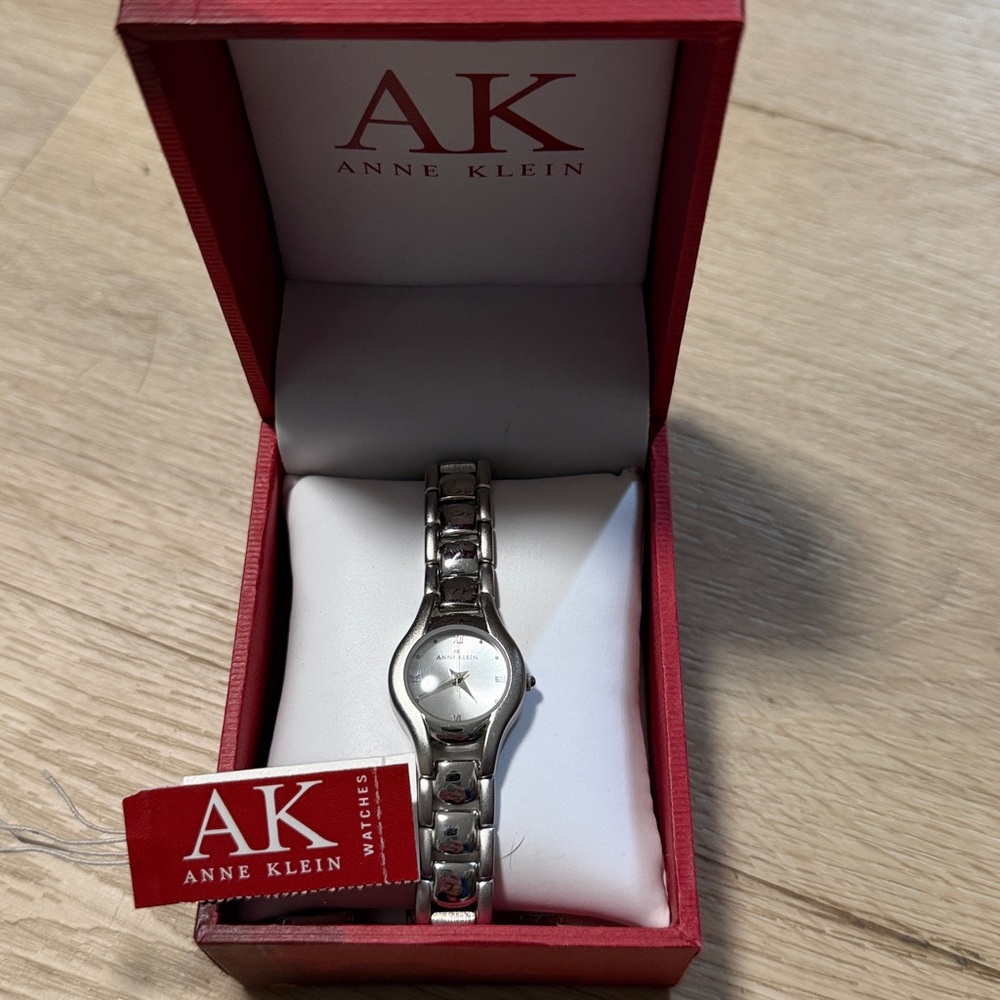 Anne Klein Silver-Tone Women's Watch